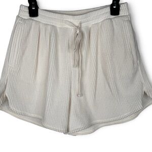 Abercrombie & Fitch Cream Athletic Shorts - Lounge Collection
